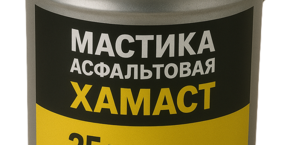 Мастика асфальтовая ХАМАСТ ЭКОБИТ ведро 25,0 кг ГОСТ 30693-2000