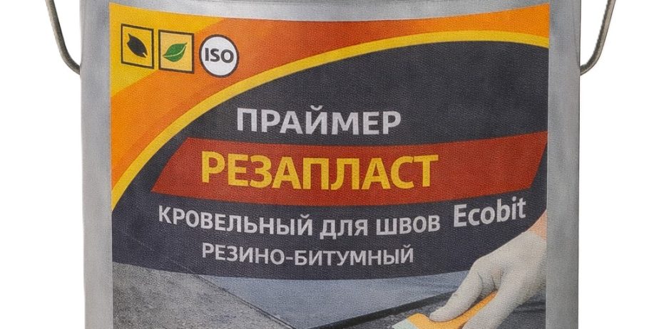 Праймер РЕЗАПЛАСТ Ecobit ведро 3,0 л кровельный для швов резино-битумный ТУ 21-27-105-83
