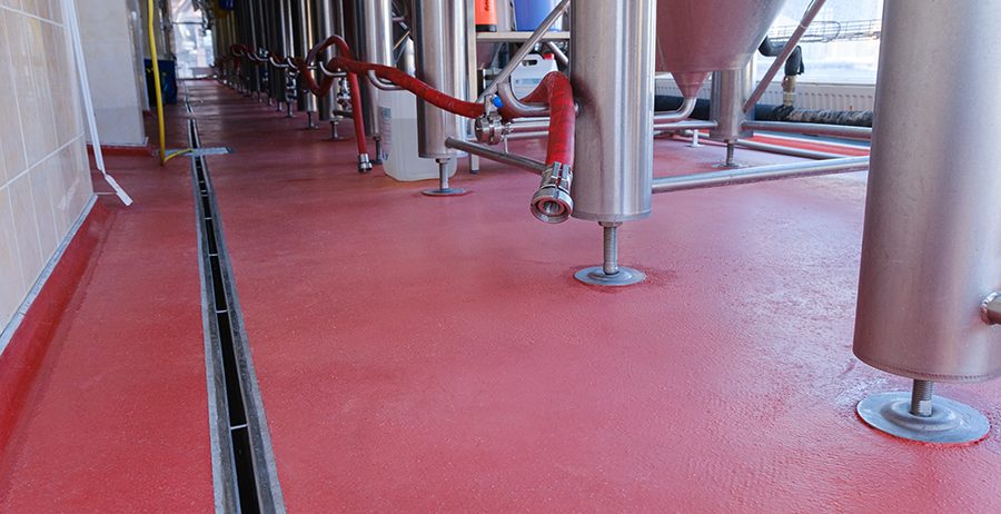 Промислова підлога для пивоварні «Правда»